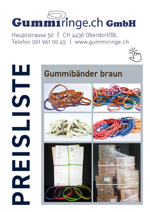 gummiringe, preisliste, braun, martinweber, gummiringe.ch